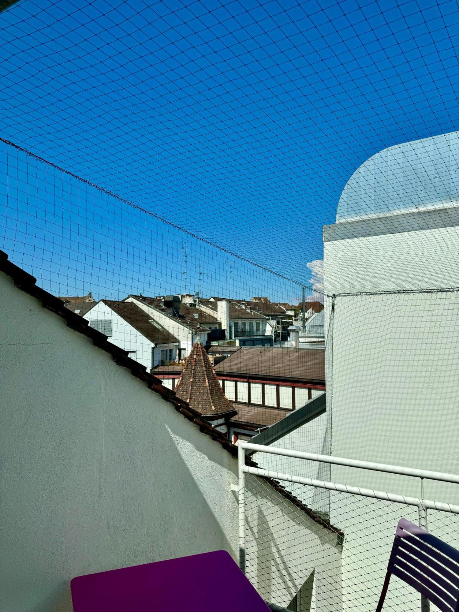 City Center Rooftop Balcony-Studio At Town Hall Basel Luaran gambar
