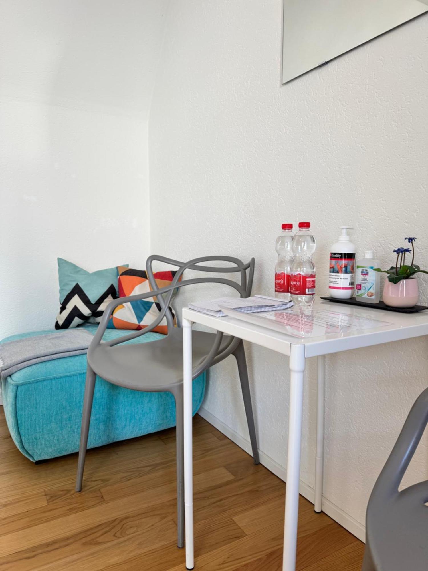 City Center Rooftop Balcony-Studio At Town Hall Basel Luaran gambar